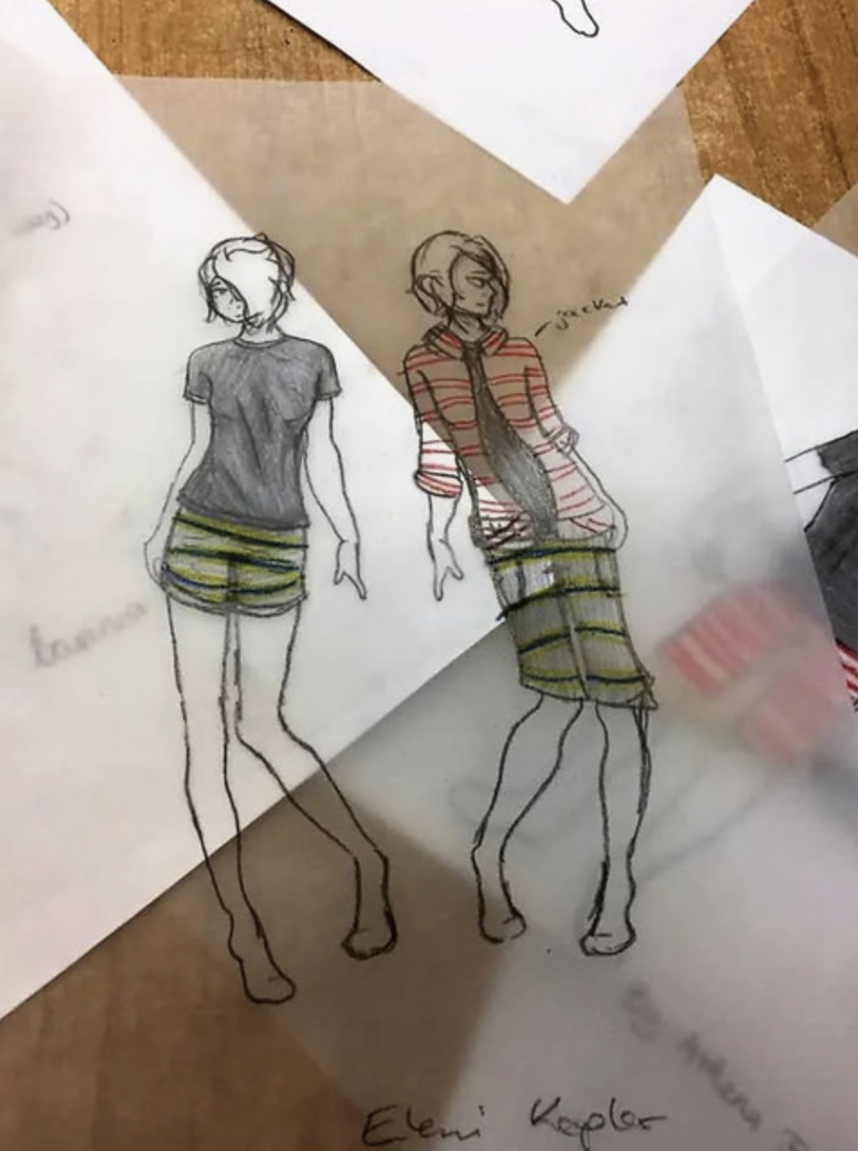 Σχέδια ρούχων, δημιουργίες από παιδιά