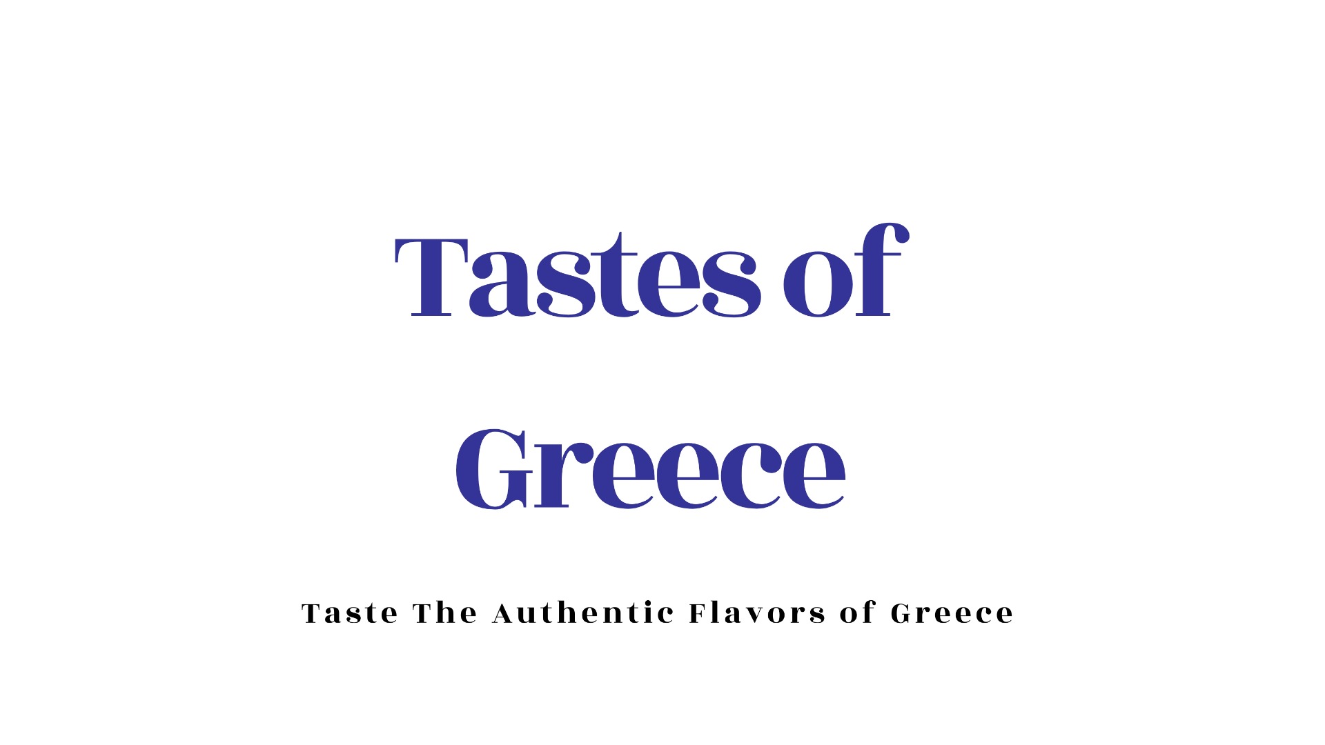 Tastes of Greece - Λογότυπο