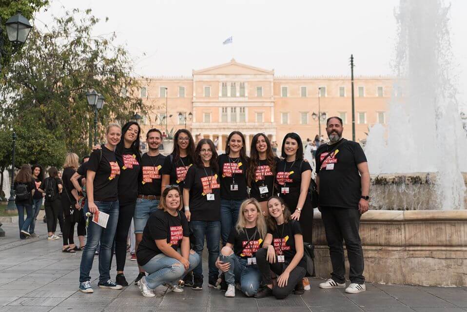 Με την ομάδα εθελοντών της Αθήνας στο Walk for Freedom 2020