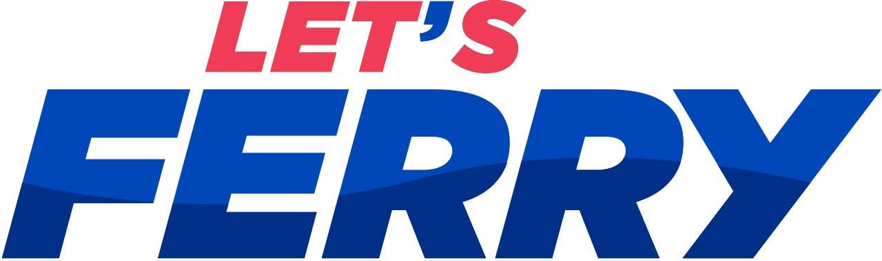 let's ferry logo