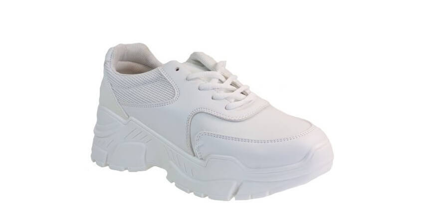 παπούτσια sneakers άσπρα προσφορά